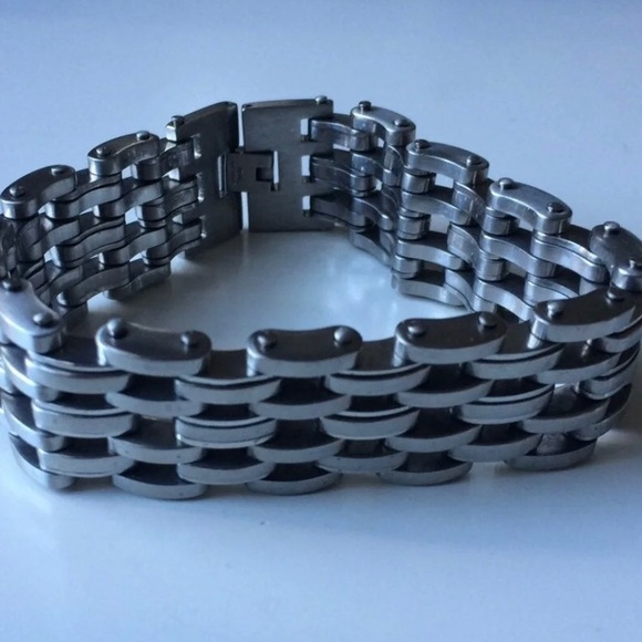 Men’s Surgical Steel Bracelet - NWOT - Picture 1 of 2